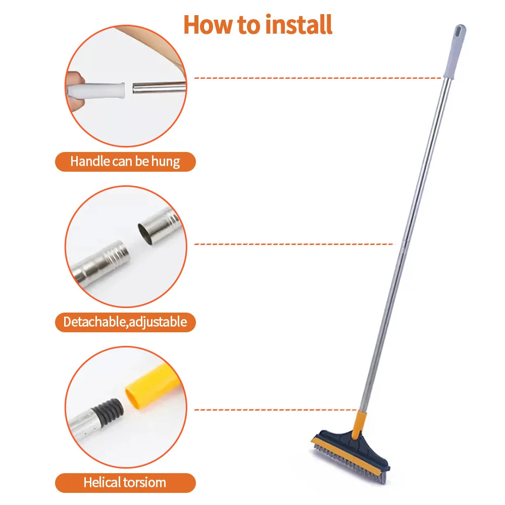 Long Handle Bathroom Cleaning Brush