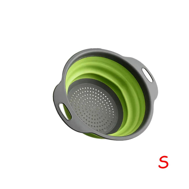 Round Folding Colander Strainer
