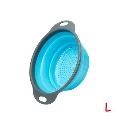 Round Folding Colander Strainer
