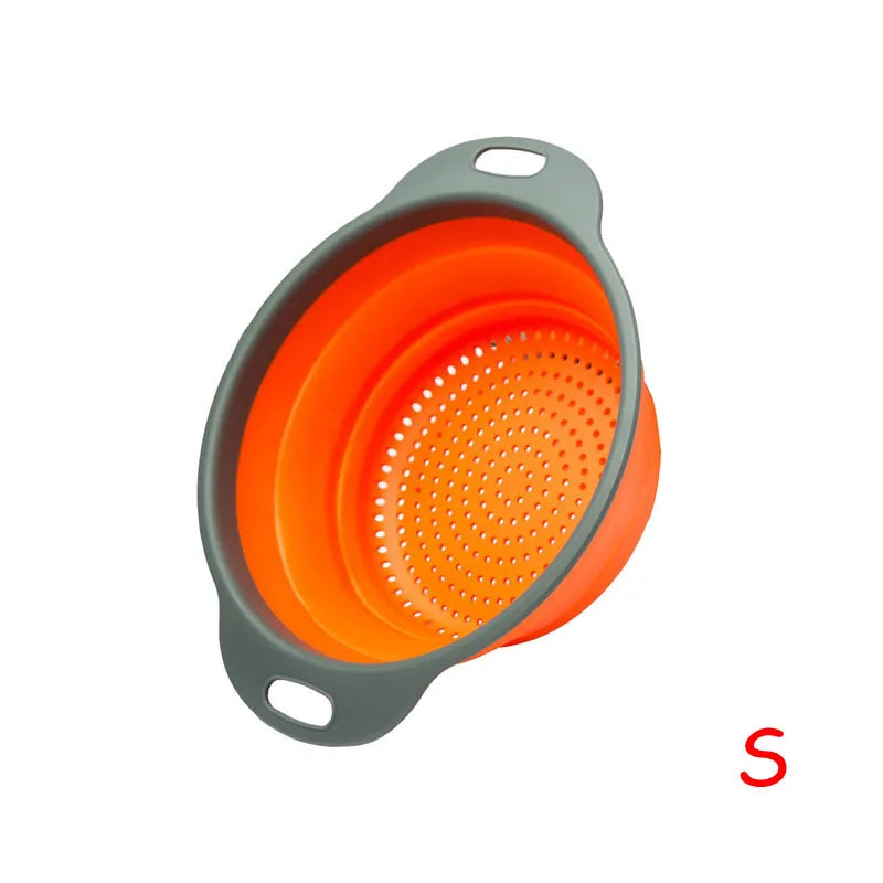 Round Folding Colander Strainer