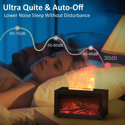  Flame Fireplace Aroma Humidifier