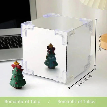 Tulip Mirror Cube Night Lamp