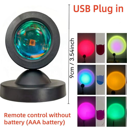 16-Color Sunset Projection Lamp
