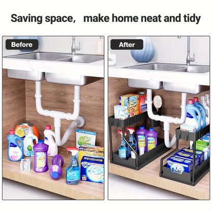 Multi-Layer Pull-Out Storage Rack