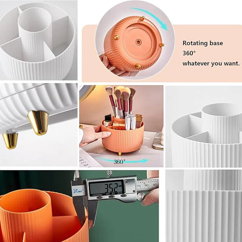 360 Rotating Makeup Brush Holder