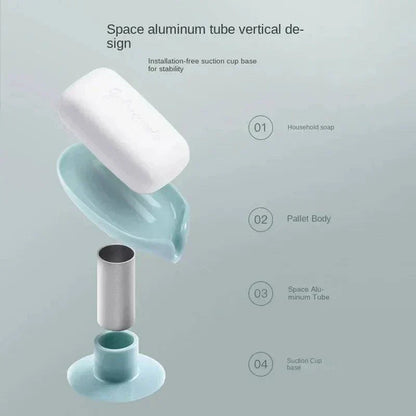 Leaf Shape Drain Soap Holder