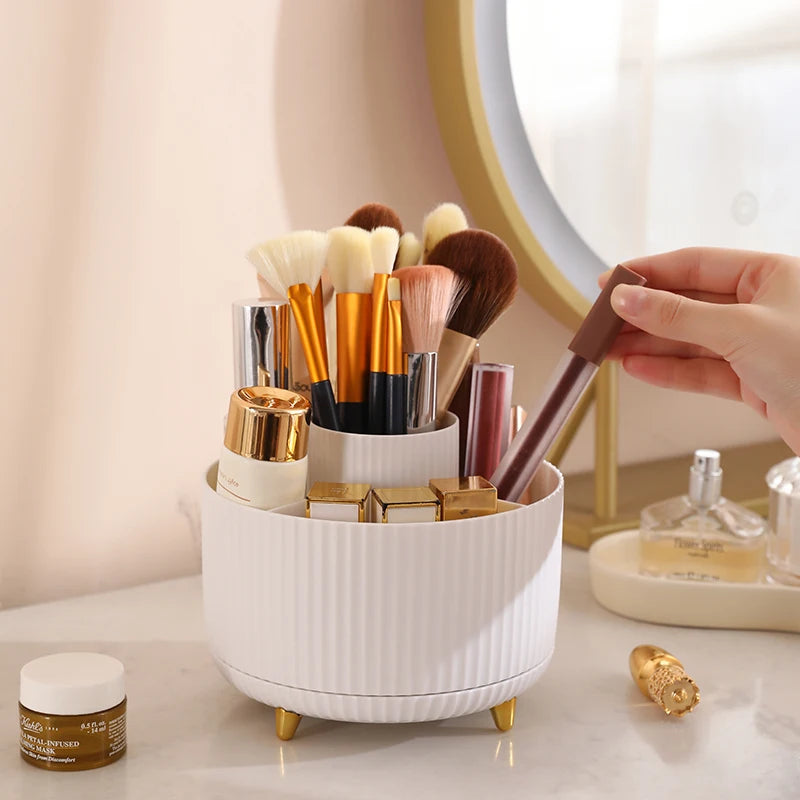 360 Rotating Makeup Brush Holder