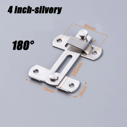 Stainless Steel Sliding Barn Door Right Angle Latch