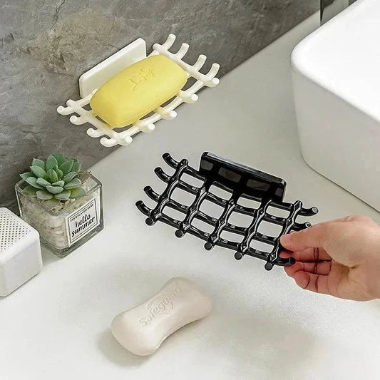 Wall Mounted Drainage Soap Dish Shelf