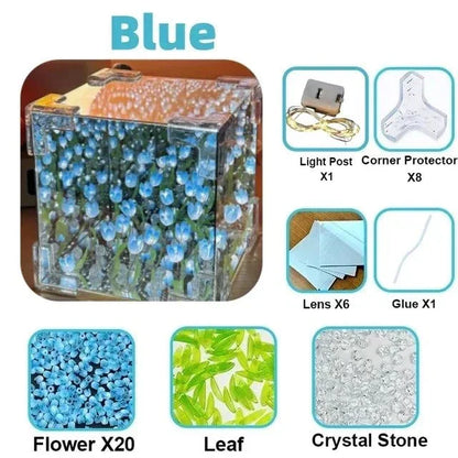 Tulip Mirror Cube Night Lamp