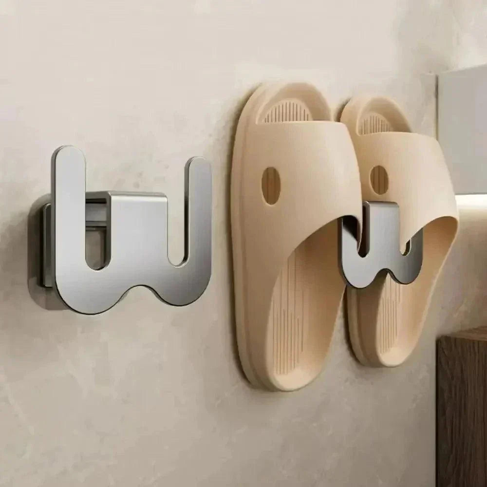 Wall Mounted Bathroom Slipper Storage Rack