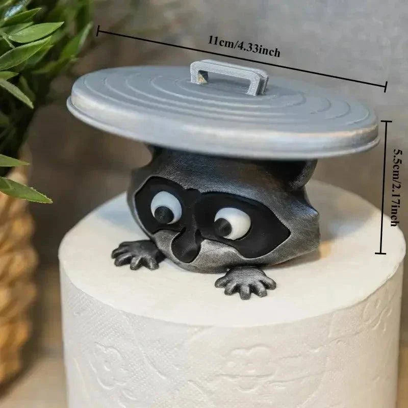 3D Printed Raccoon Toilet Paper Holder
