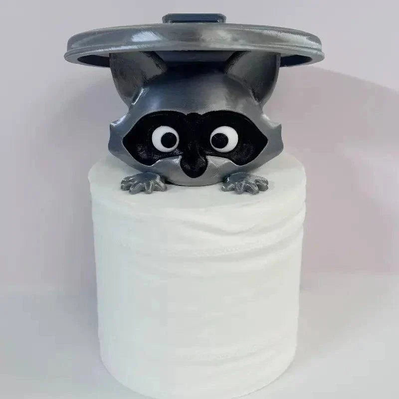 3D Printed Raccoon Toilet Paper Holder