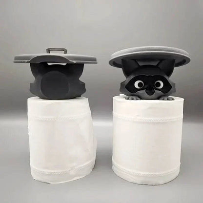 3D Printed Raccoon Toilet Paper Holder