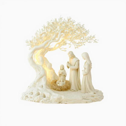 Prayer Under Moonlight Tree