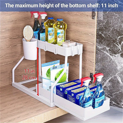 Multi-Layer Pull-Out Storage Rack