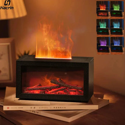  Flame Fireplace Aroma Humidifier