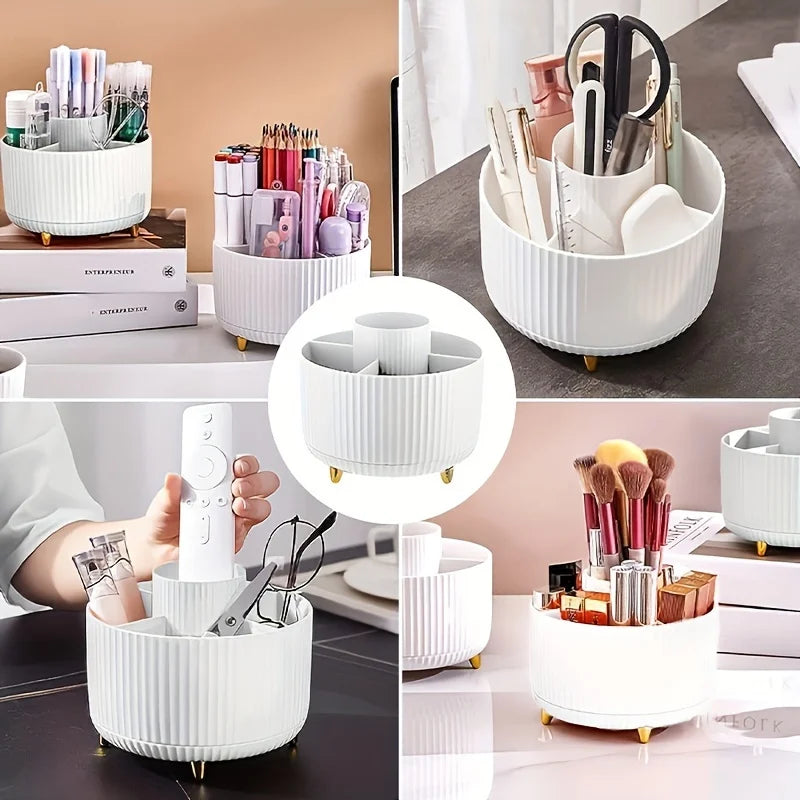 360 Rotating Makeup Brush Holder