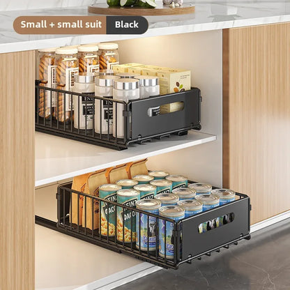 Metal Pull-Out Cabinet Storage
