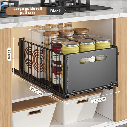 Metal Pull-Out Cabinet Storage