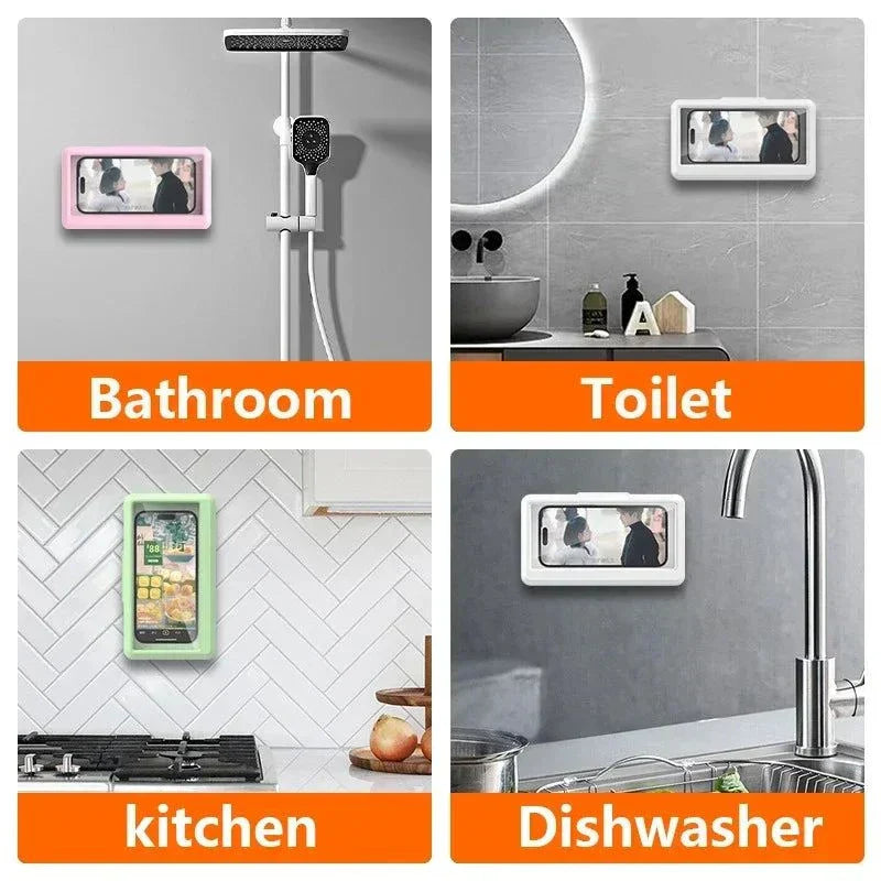 Waterproof Anti-Fog Shower Phone Holder
