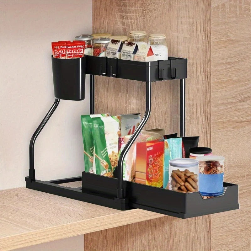 Multi-Layer Pull-Out Storage Rack