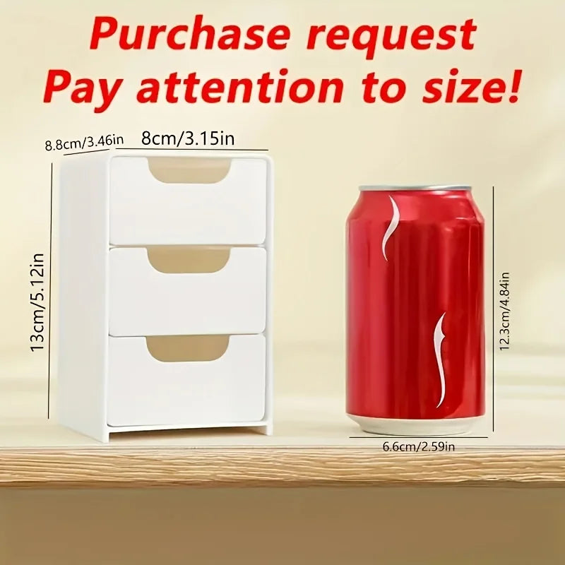 Mini 3-Tier Desk Drawer Organizer