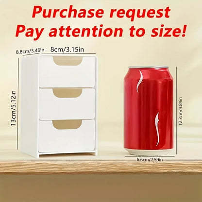 Mini 3-Tier Desk Drawer Organizer