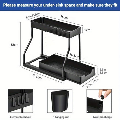 Multi-Layer Pull-Out Storage Rack