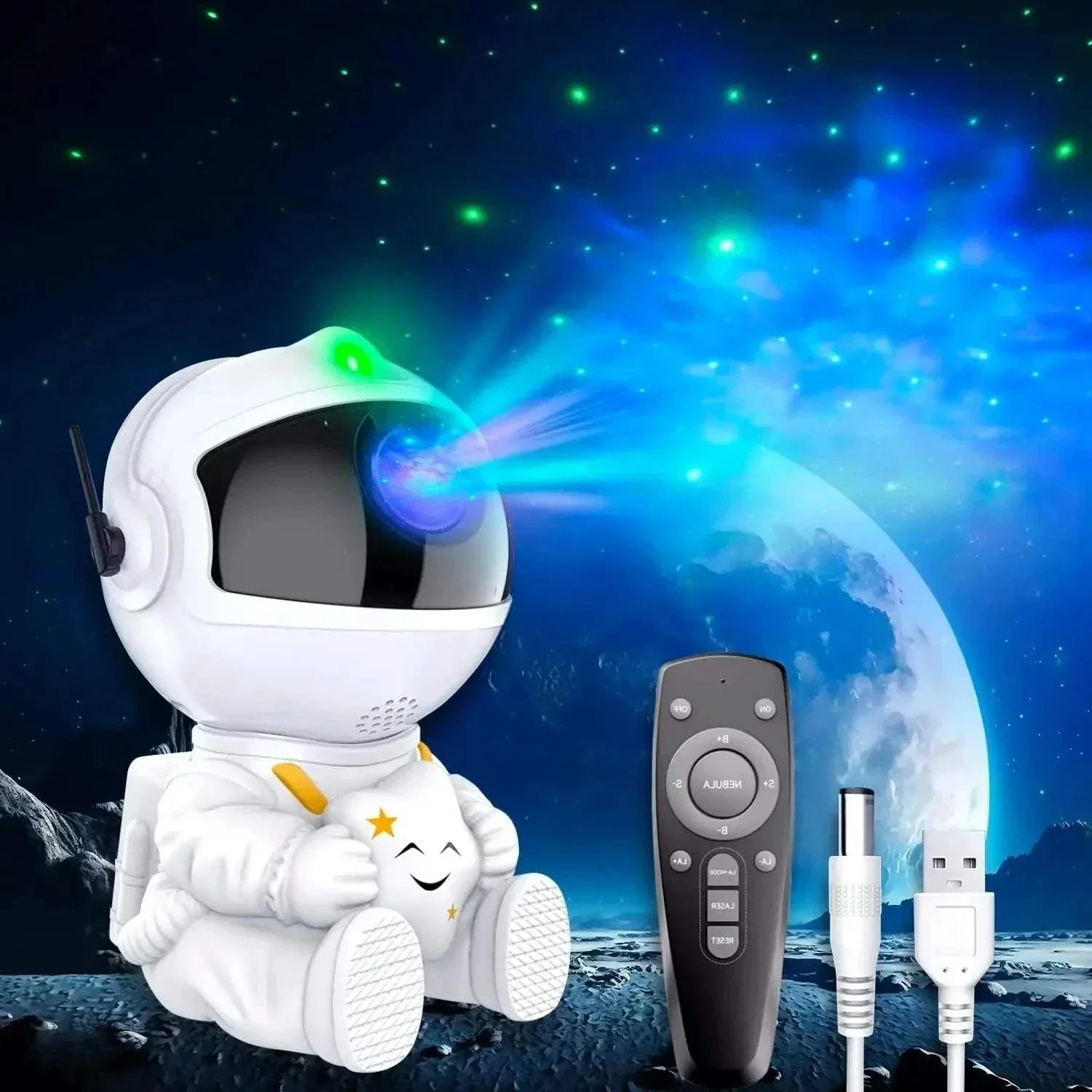 Astronaut Galaxy Star Projector
