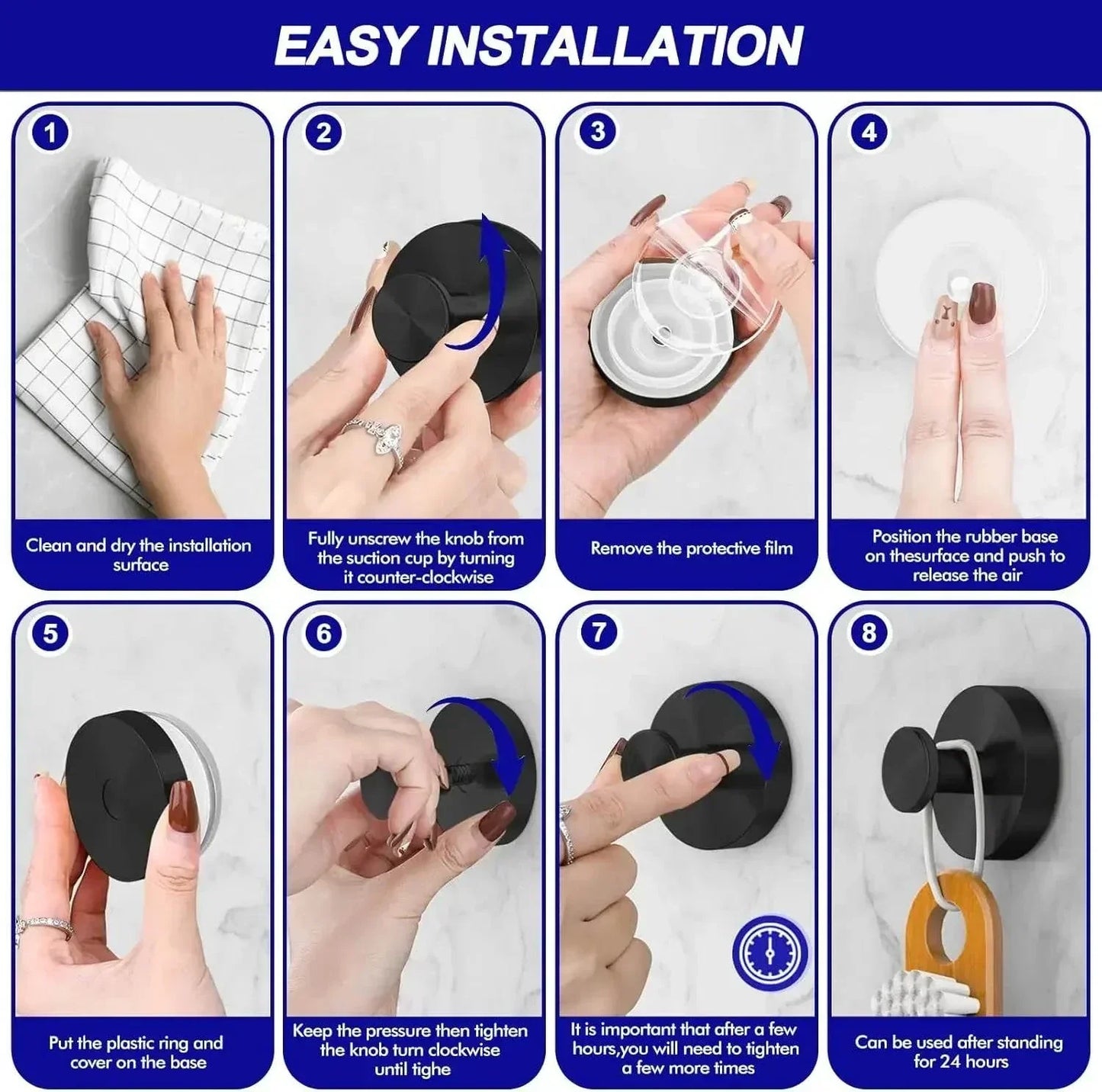 Strong Vacuum Suction Cup Hook