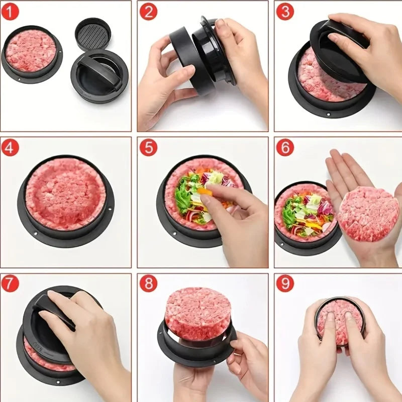 Round Hamburger Press Patty Maker