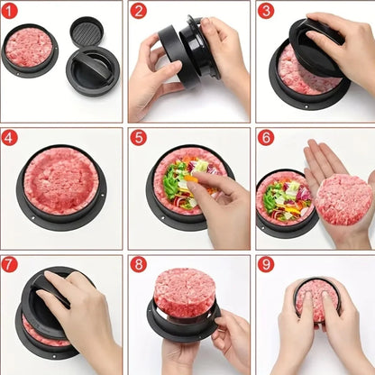 Round Hamburger Press Patty Maker