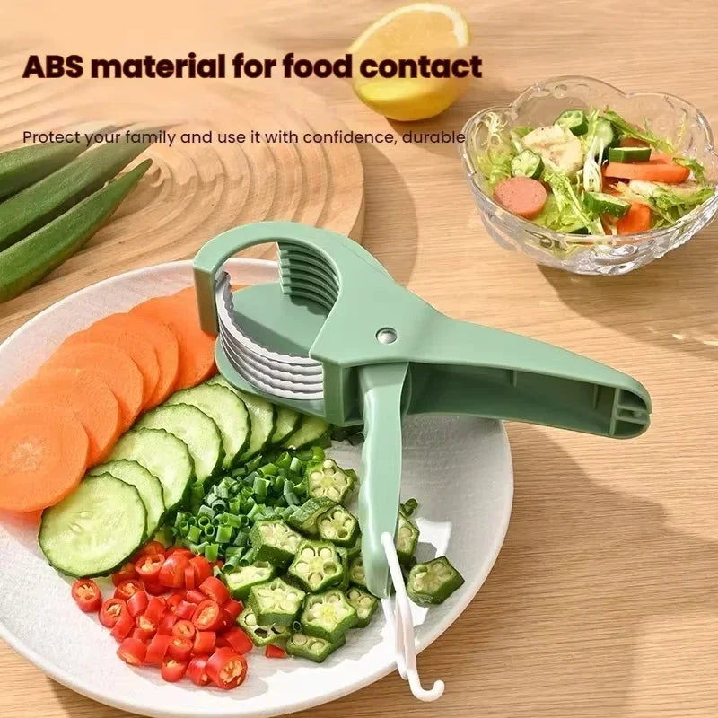 Stainless Steel Multi-Functional Vegetable and Fruit Salad Slicer