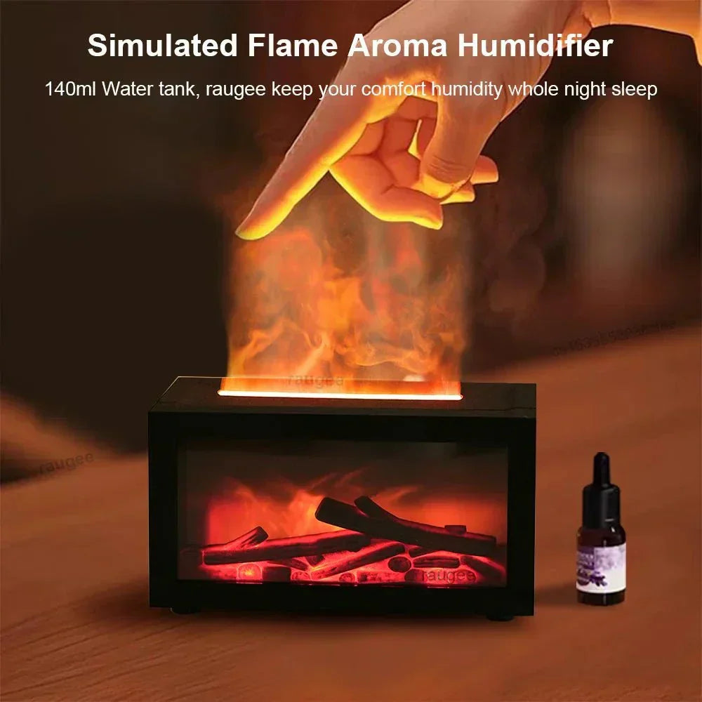  Flame Fireplace Aroma Humidifier